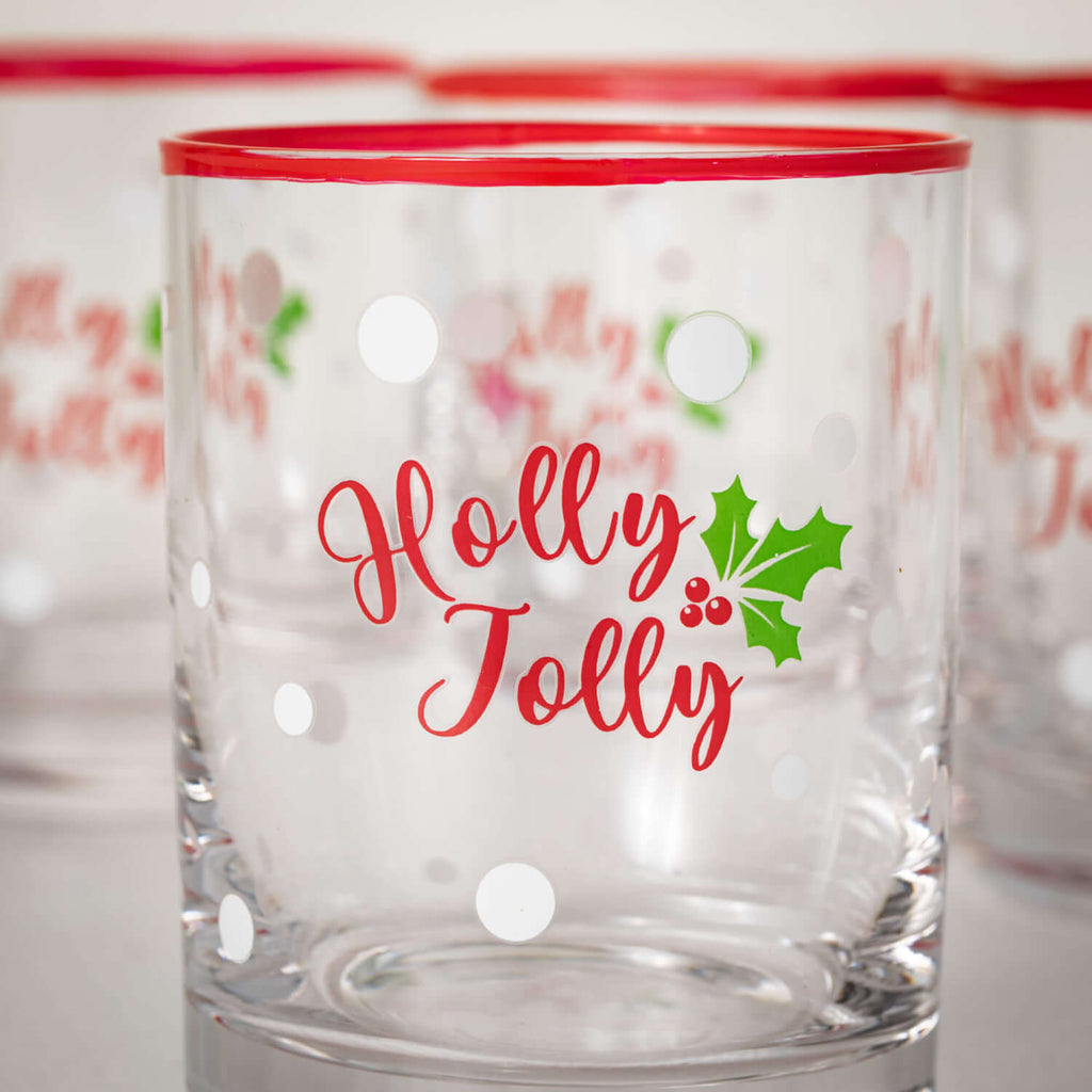 Holly Low Ball Glass Set Of 4 