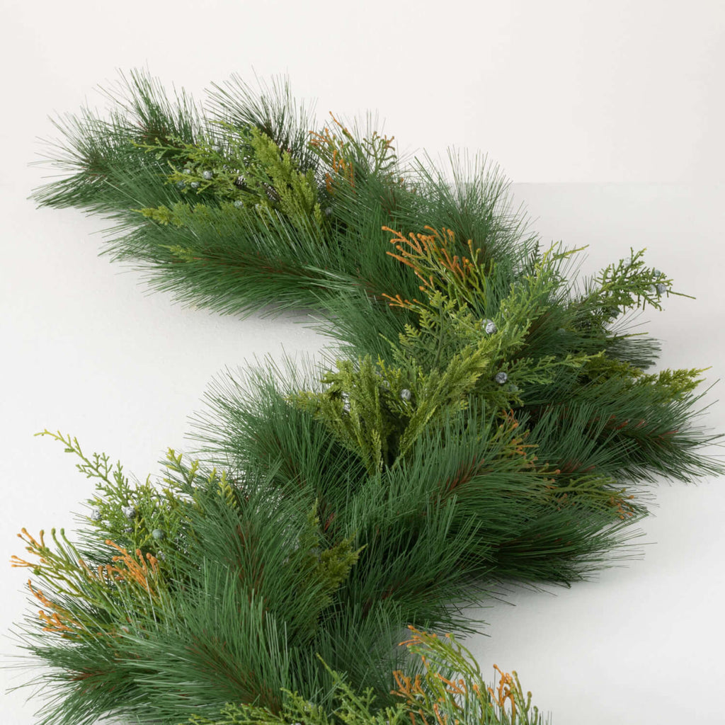 Mixed Pine & Juniper Garland  