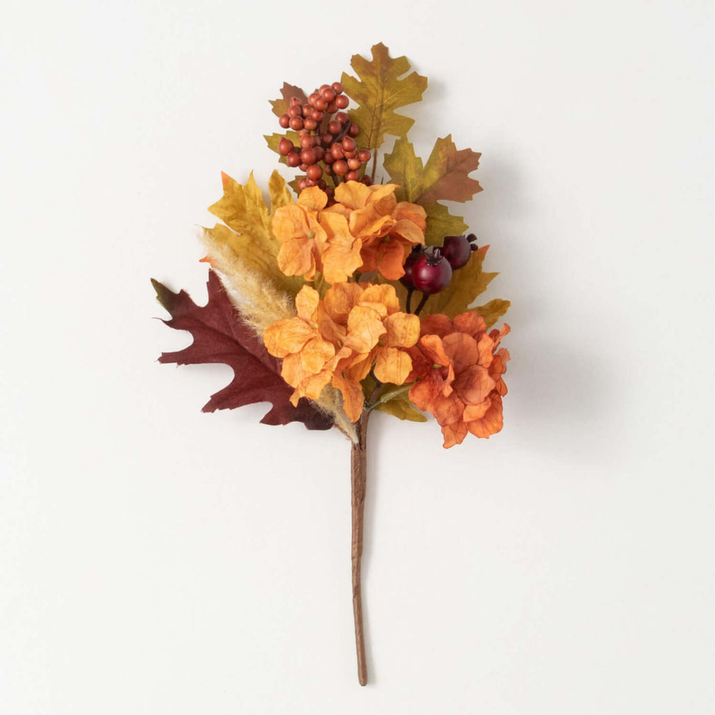 Fall Hydrangea And Leaf Pick  