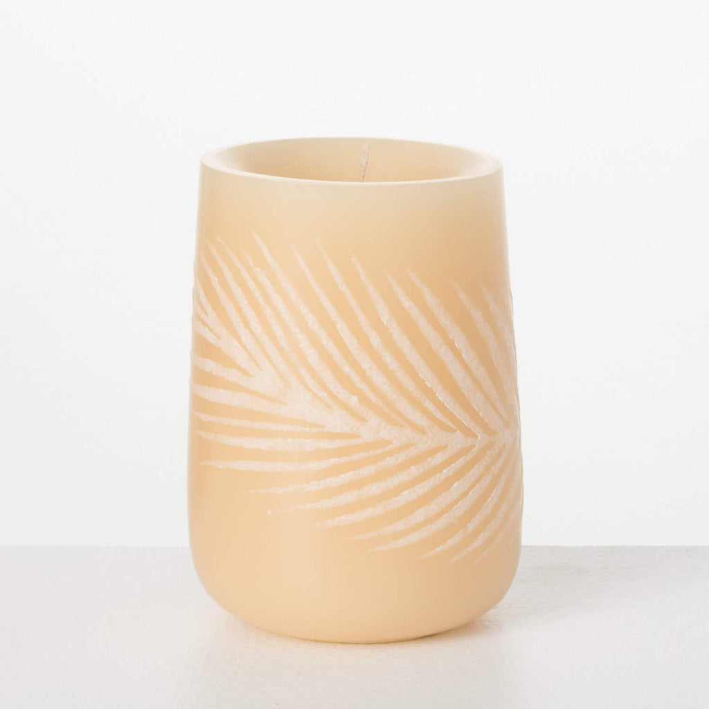 Scented Sand Palm Leaf Candle 