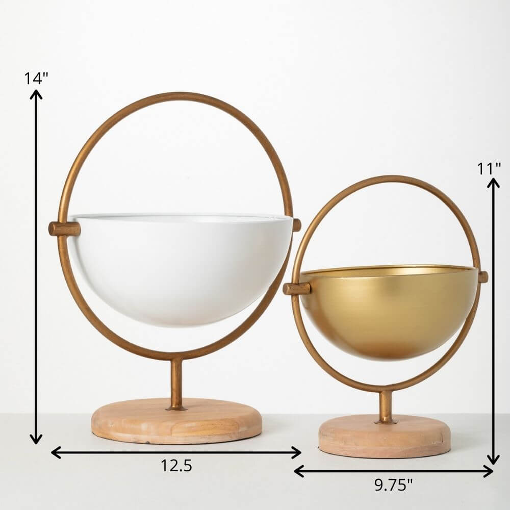 Bowl With Spherical Frame Base
