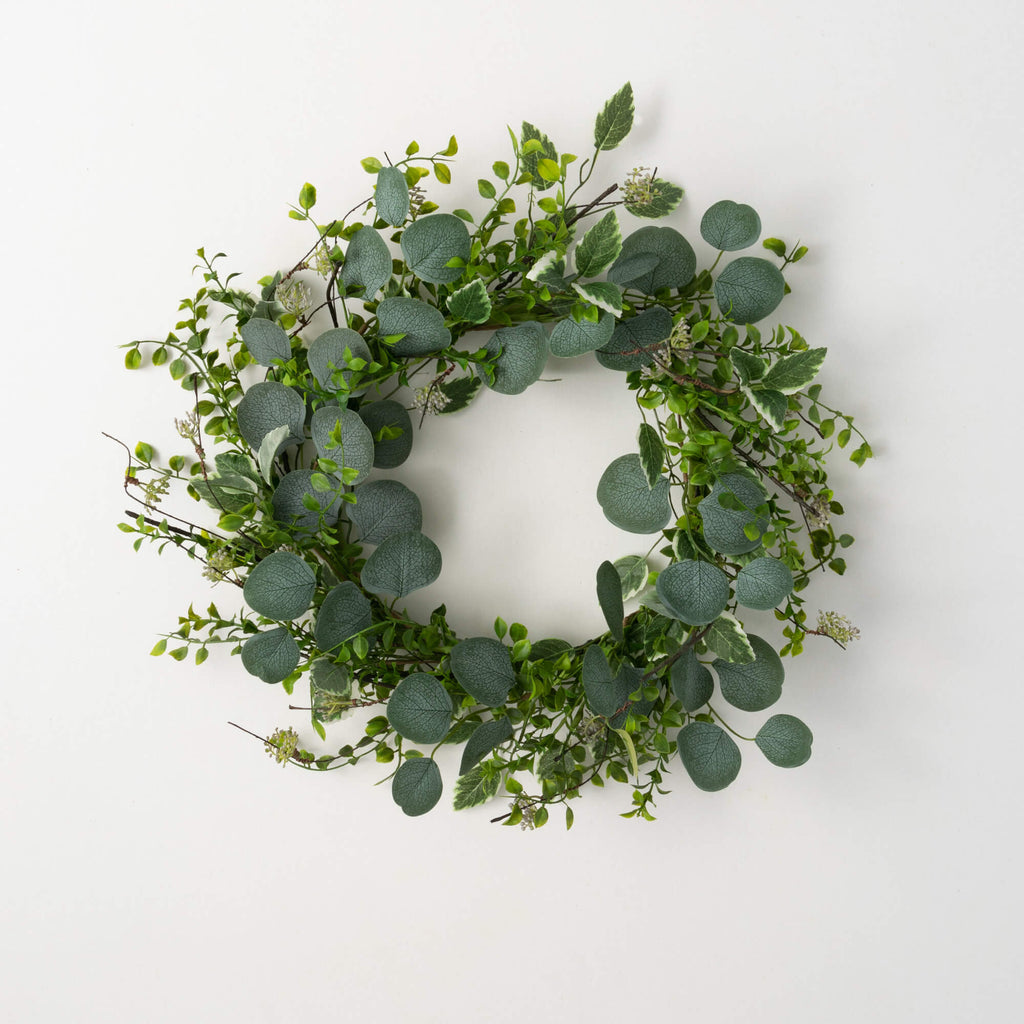 Variegated Foliage Mix Wreath 