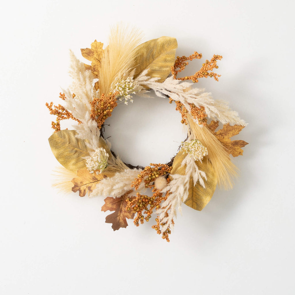 6.5" Dried Pampas Ring        