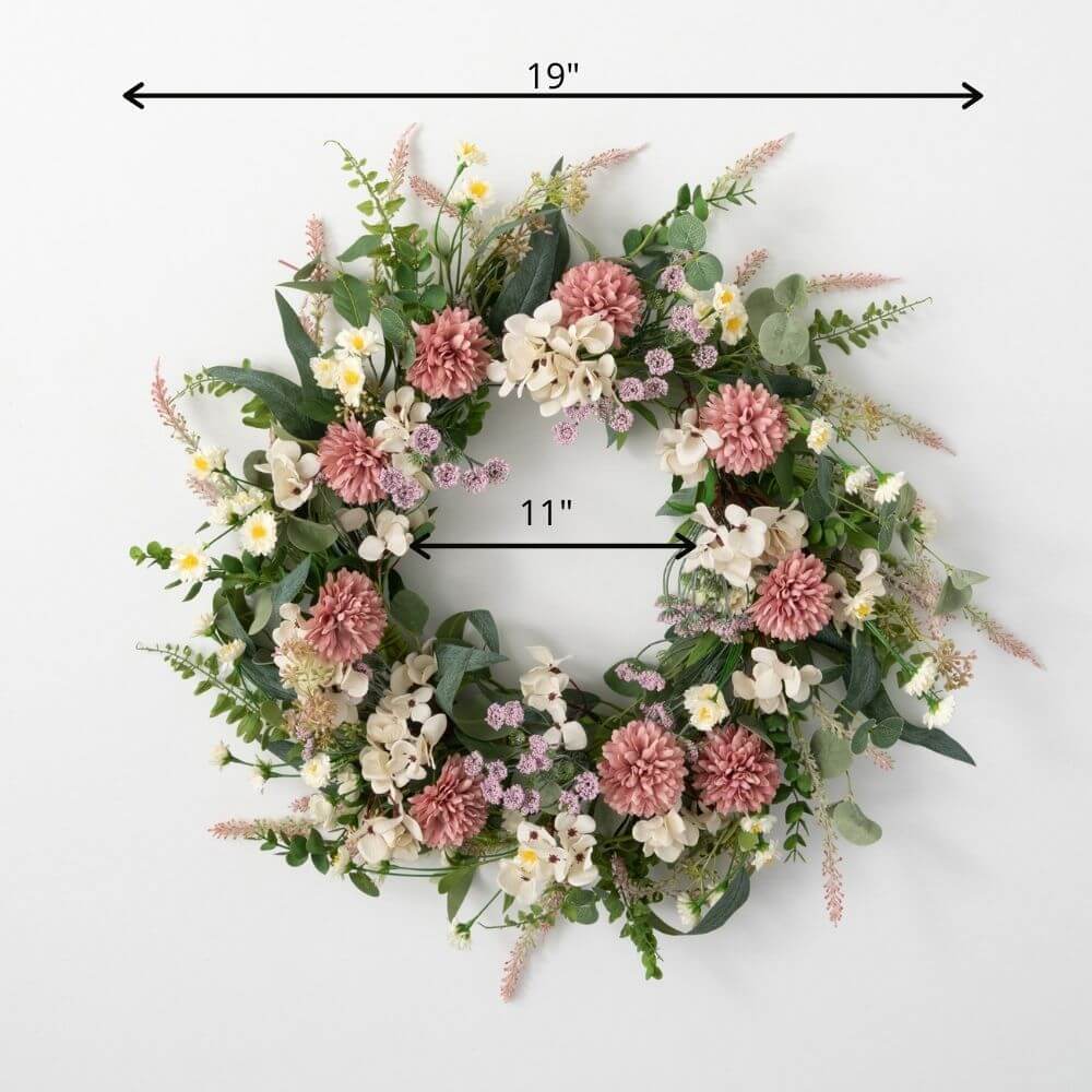 Mixed Floral Wreath           