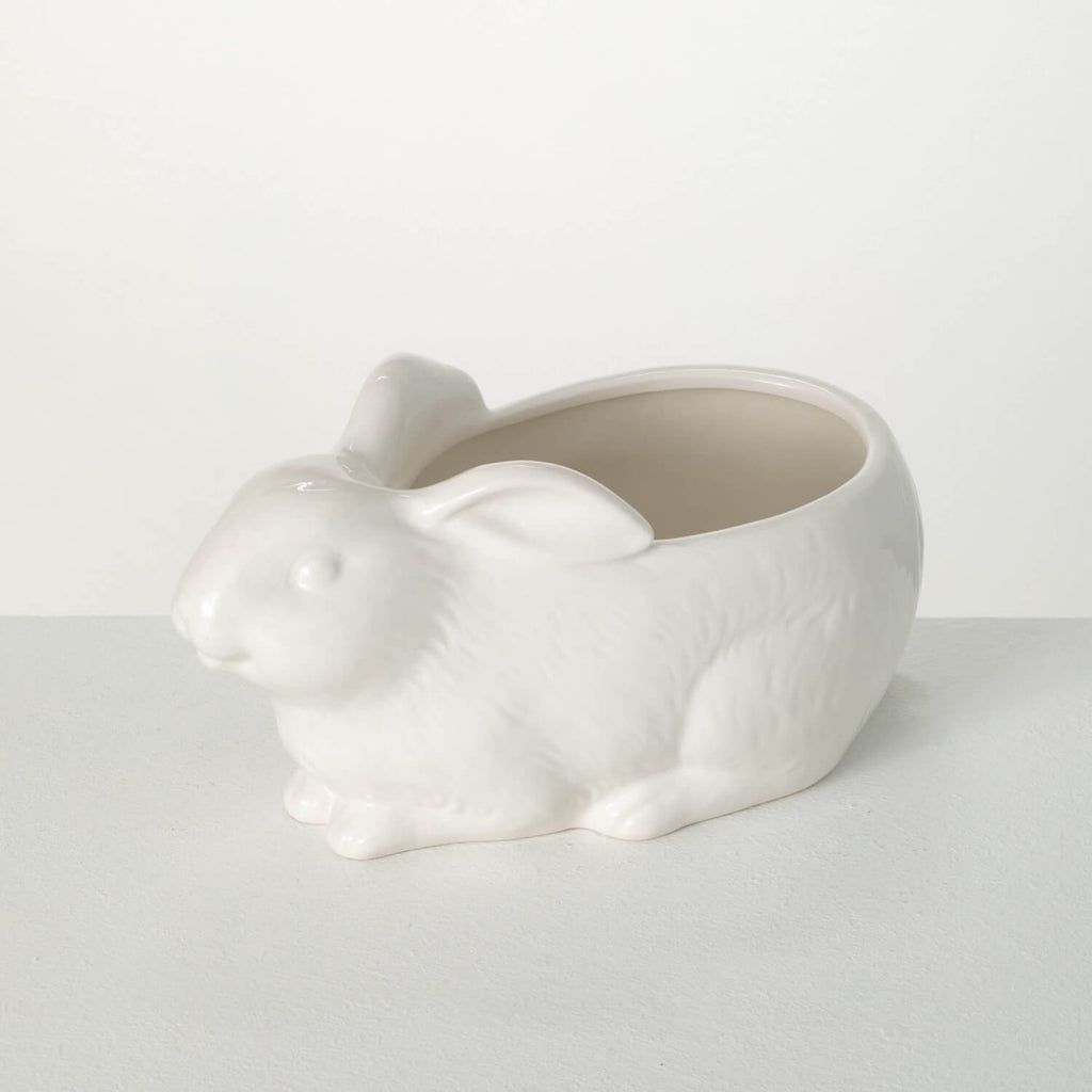 11h Sullivans Abstract Porcelain Bunnies Set Of 2, White : Target