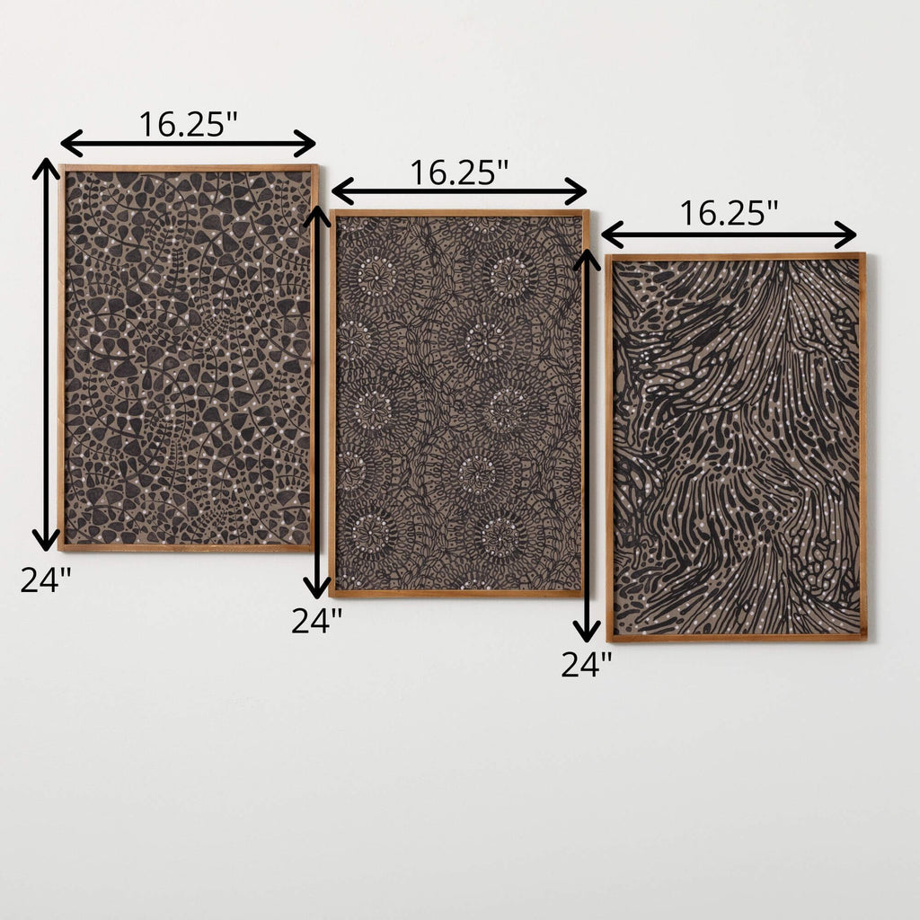 Lux Patterned Wall Decor Set 3