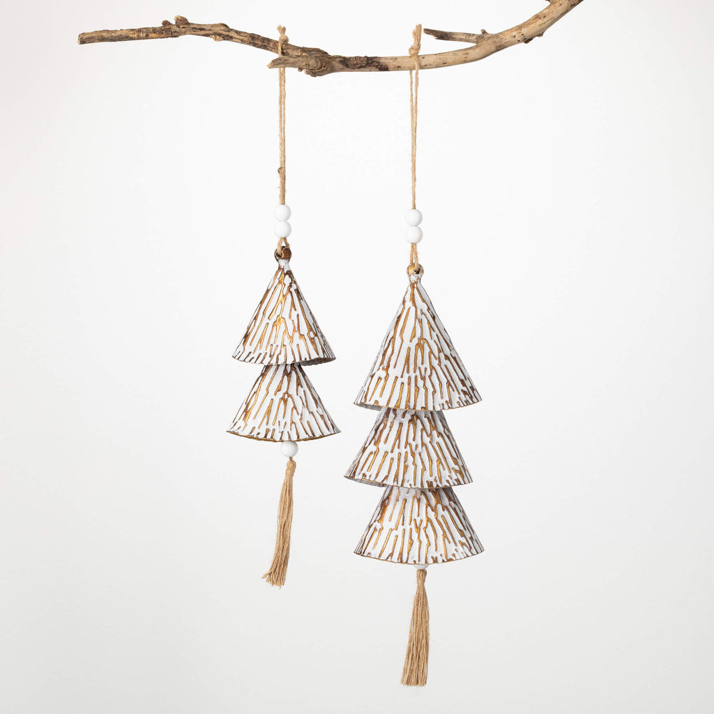 Tree Bell Ornament Set Of 2   