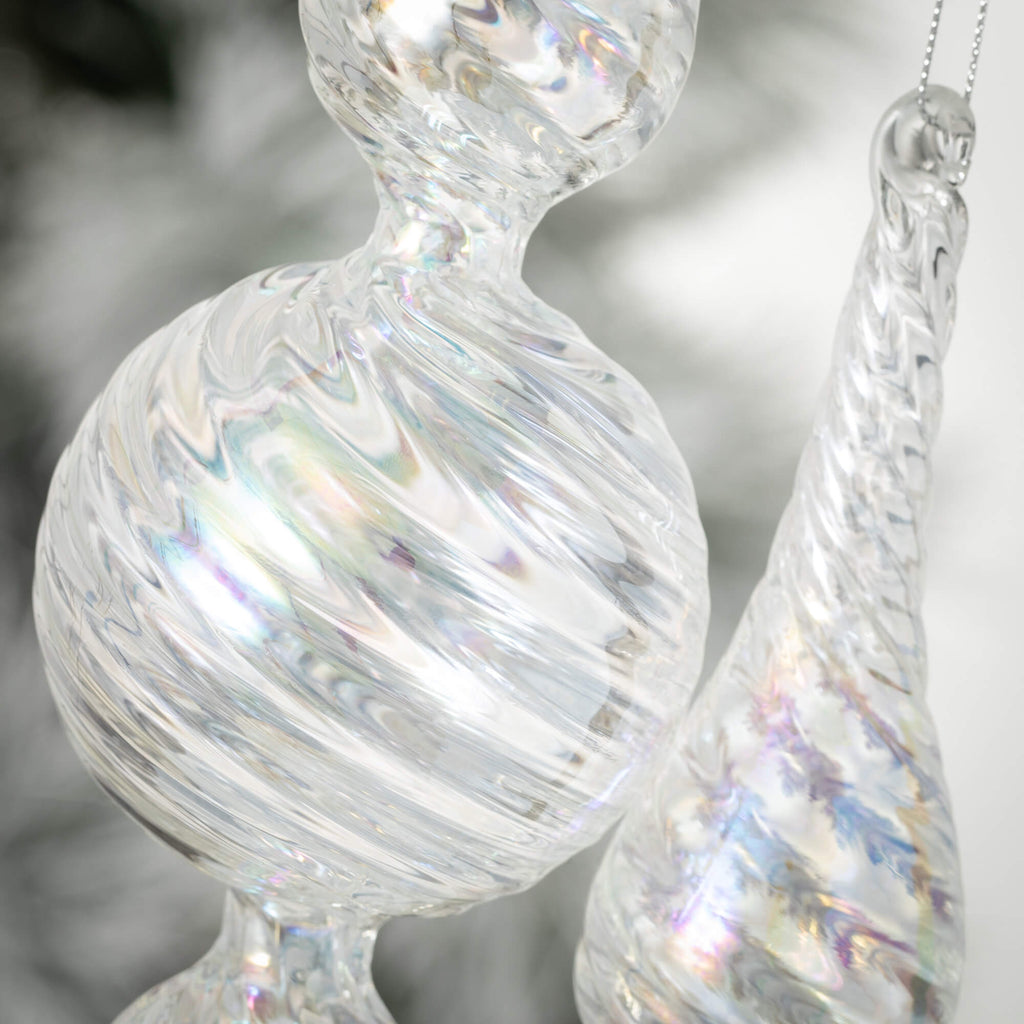 Pearl Finial Ornament Set     