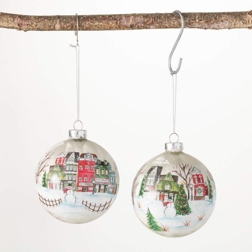 Winter Village Ornament Set   