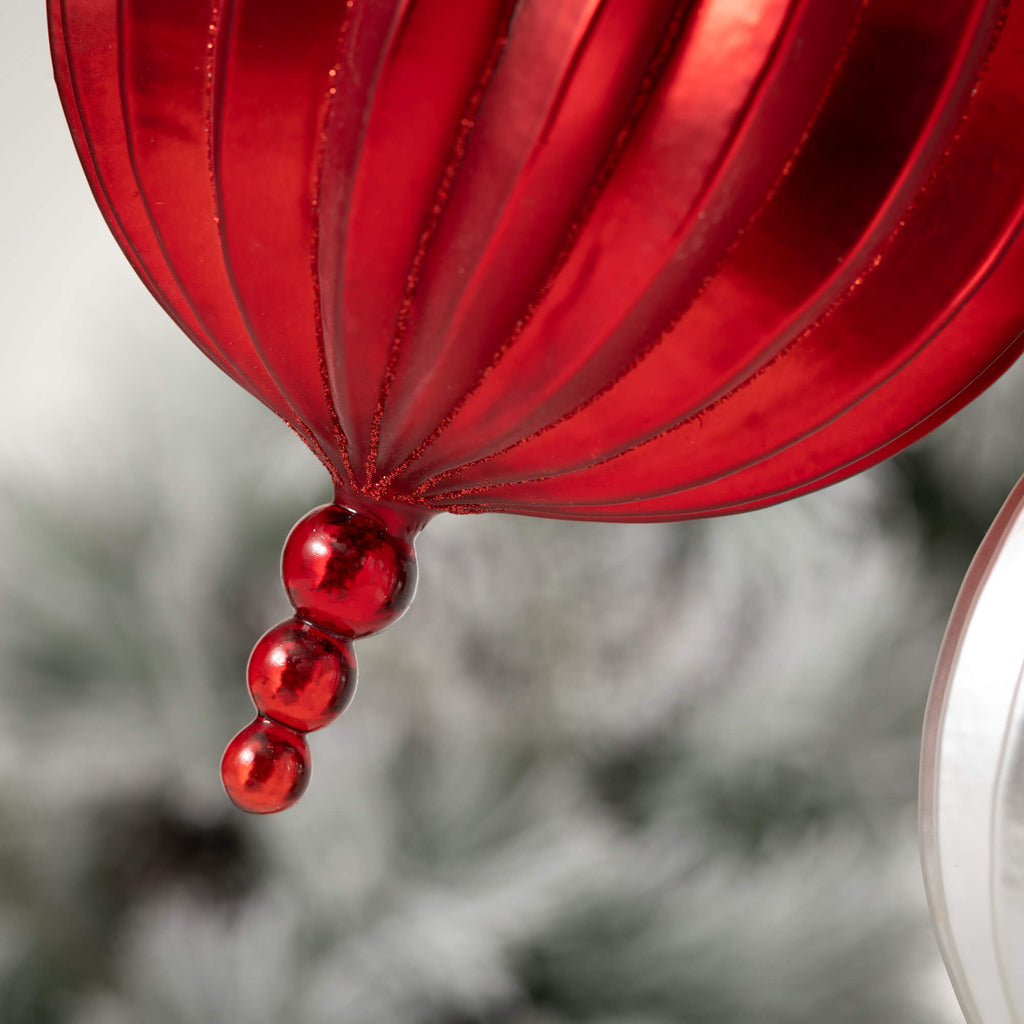 Shimmer Glass Ball Ornaments 2
