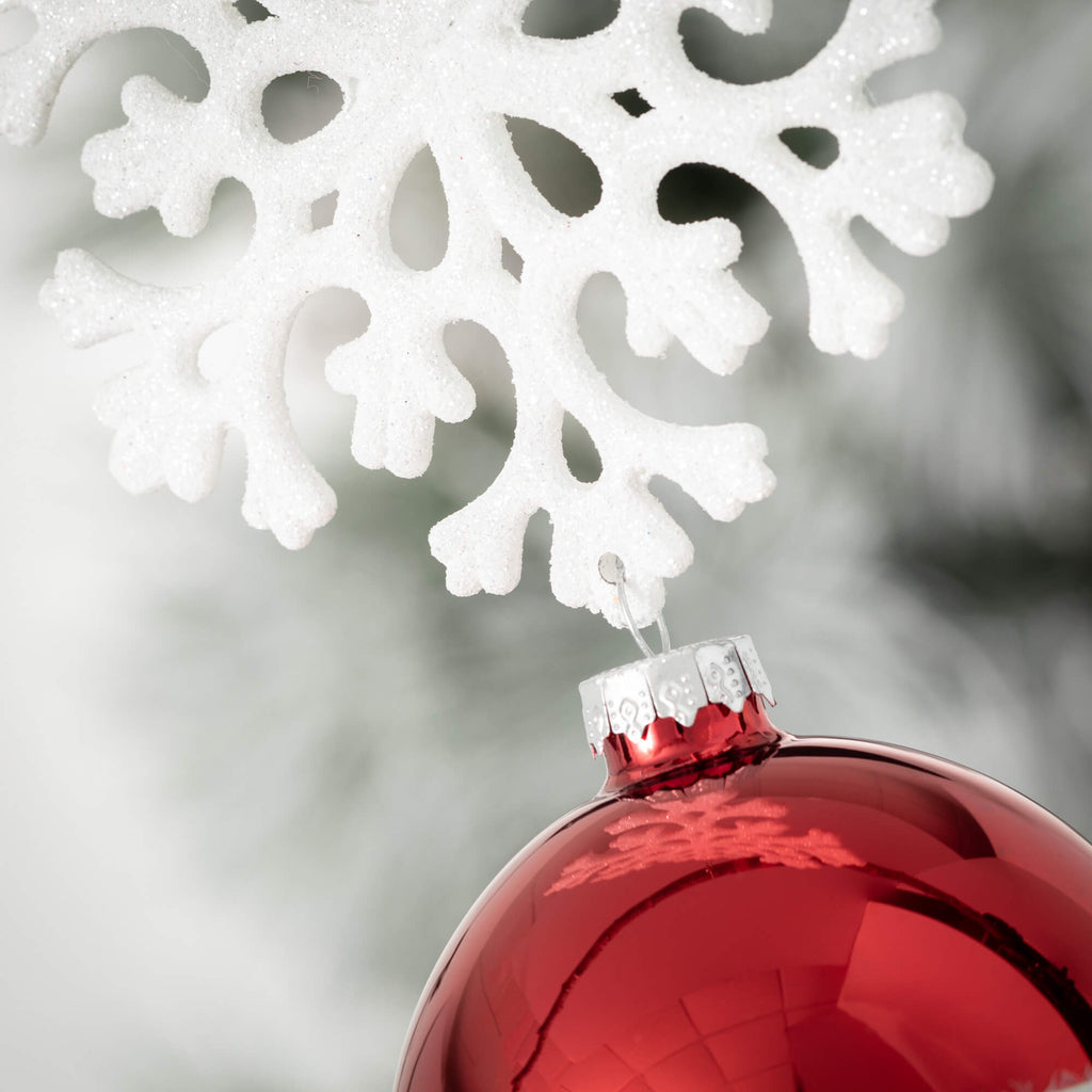 Snowflake And Ball Ornament   