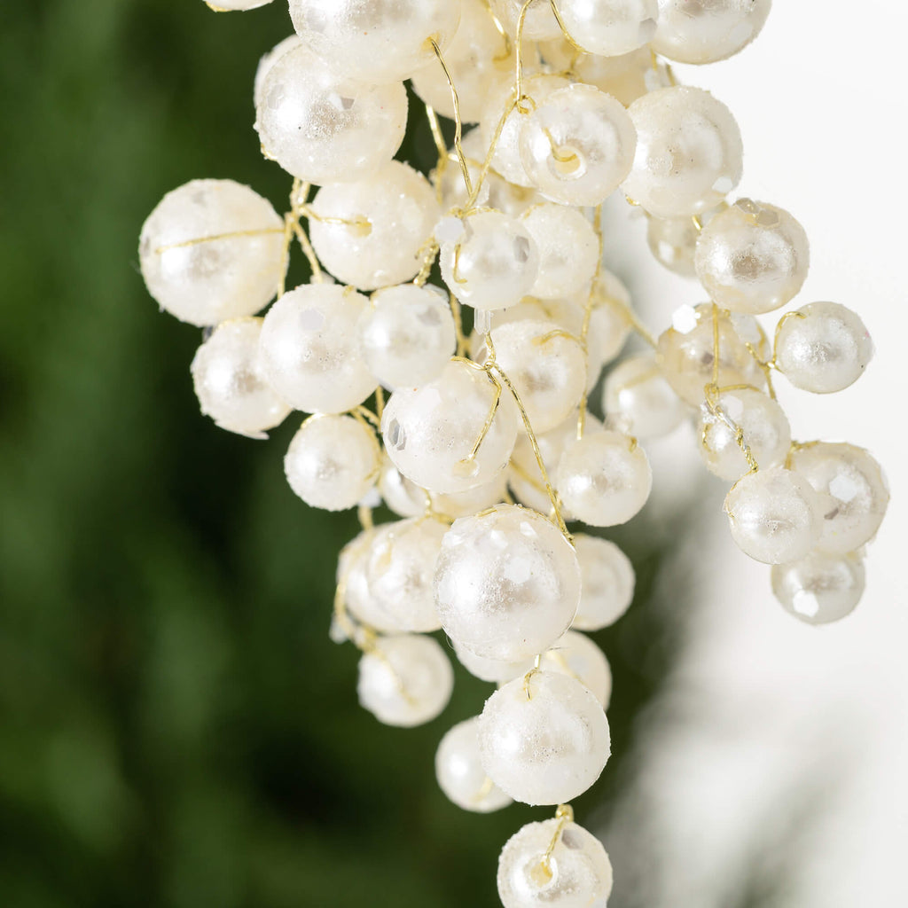 Pearl Cluster Drop Ornament   