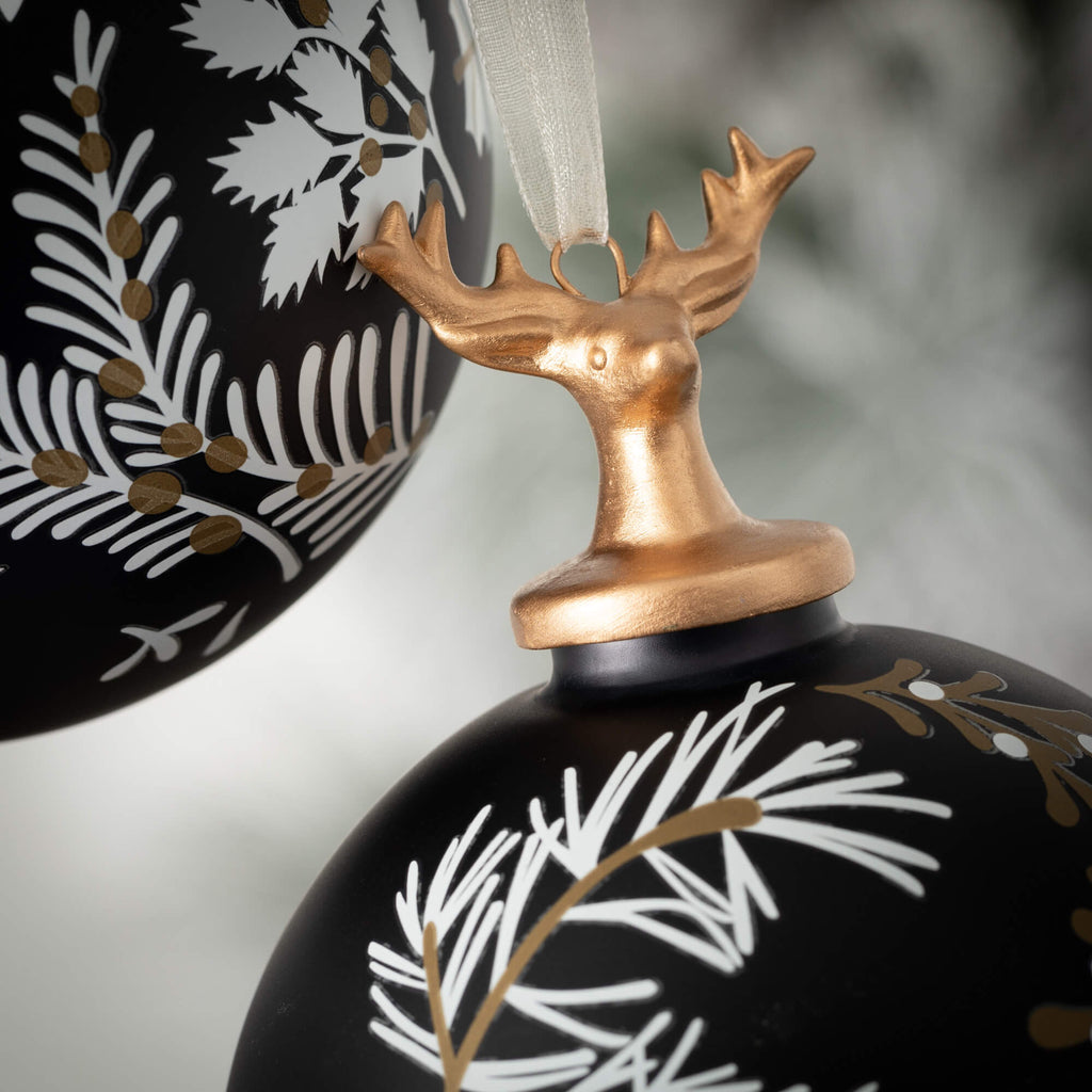 Patterned Woodland Ornaments  