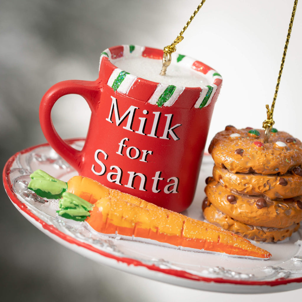 Milk And Cookies Ornament     
