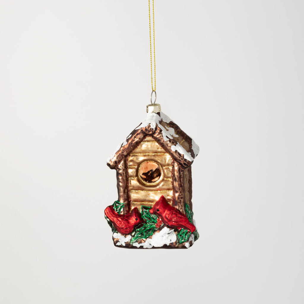 Cardinal Birdhouse Ornament   