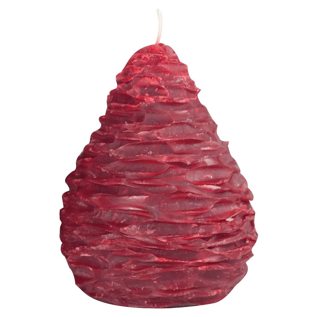 Wine Pinecone Candle          