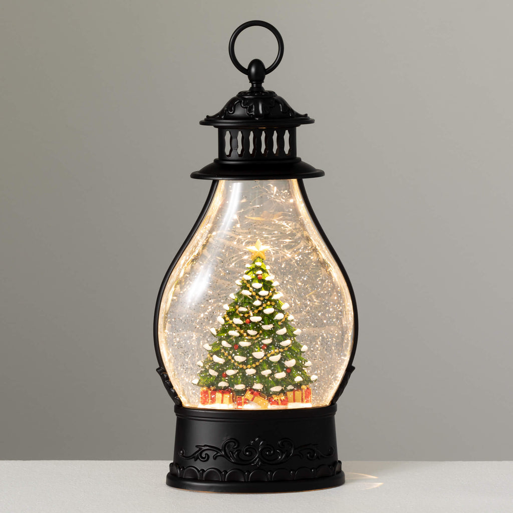 Lighted Christmas Tree Lantern