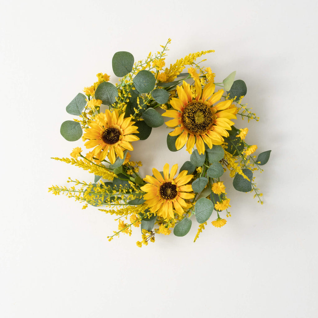 Sunflower & Eucalyptus Ring   