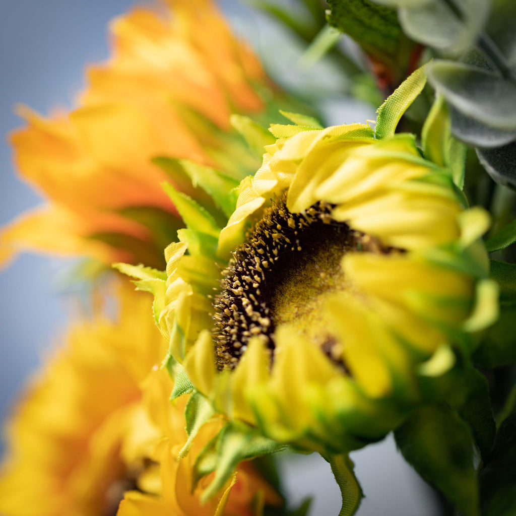 Sunflower Chamomile Miniwreath