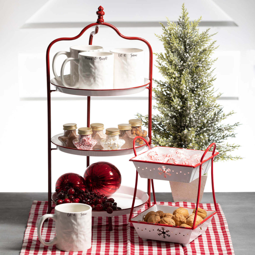 Potted Pine & Berry Tree Set  