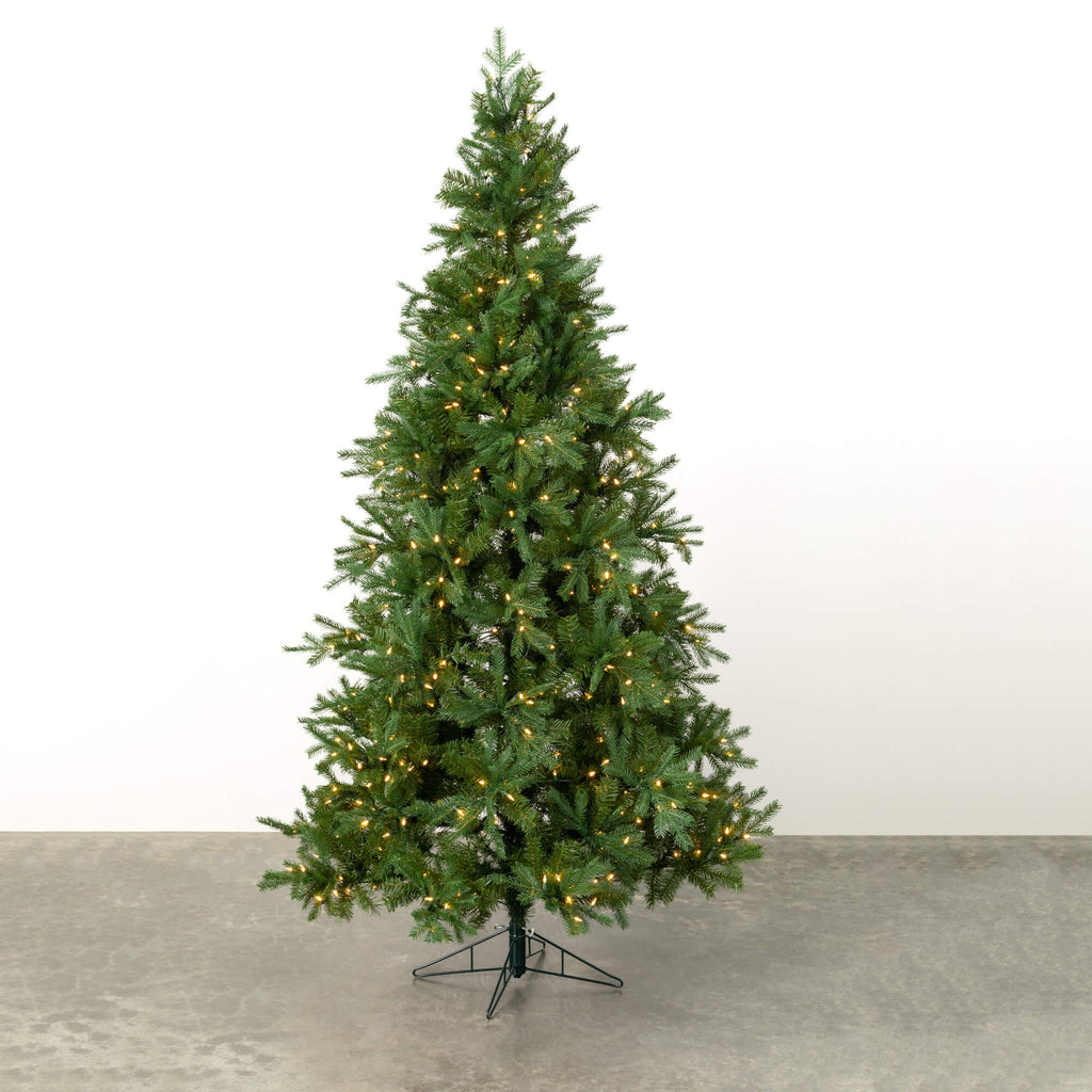 7' Lit Christmas Pine Tree    