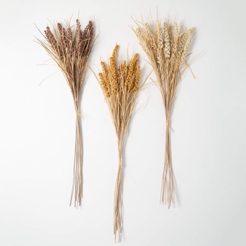 Dried Wheat Bush Trio         