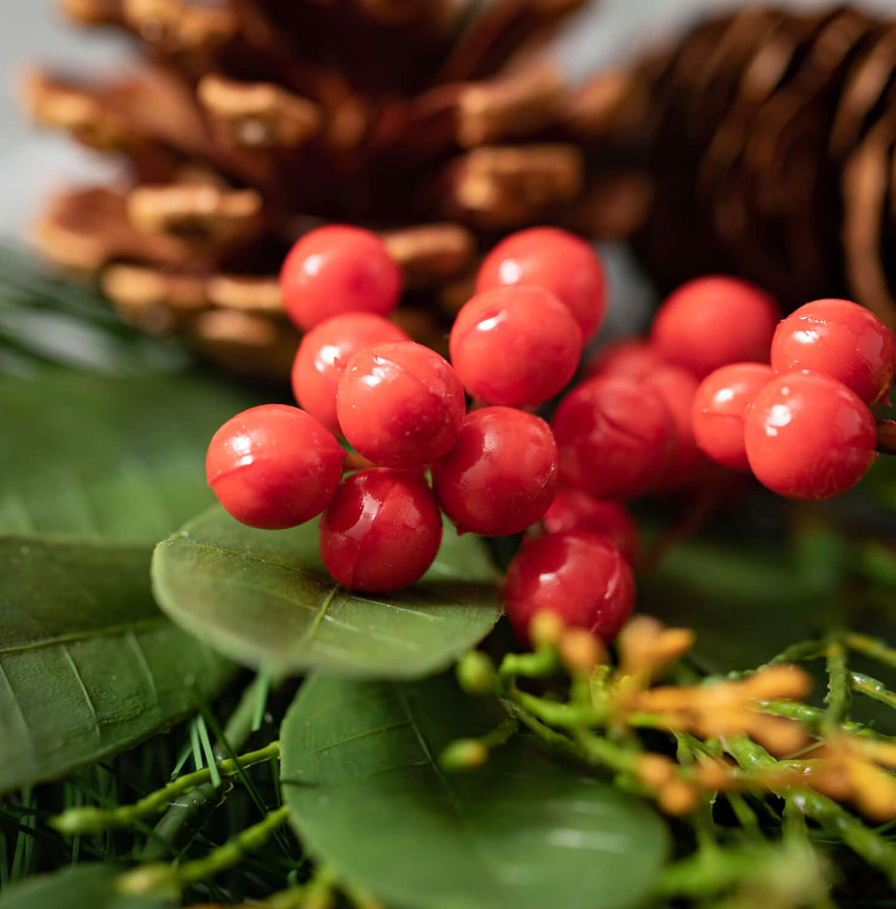 Rustic Pine & Berry Wreath    